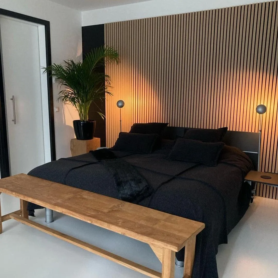 Acoustic Slat Wall Panel | Natural Oak | Premium 3-sided Wood Veneer - Image 6
