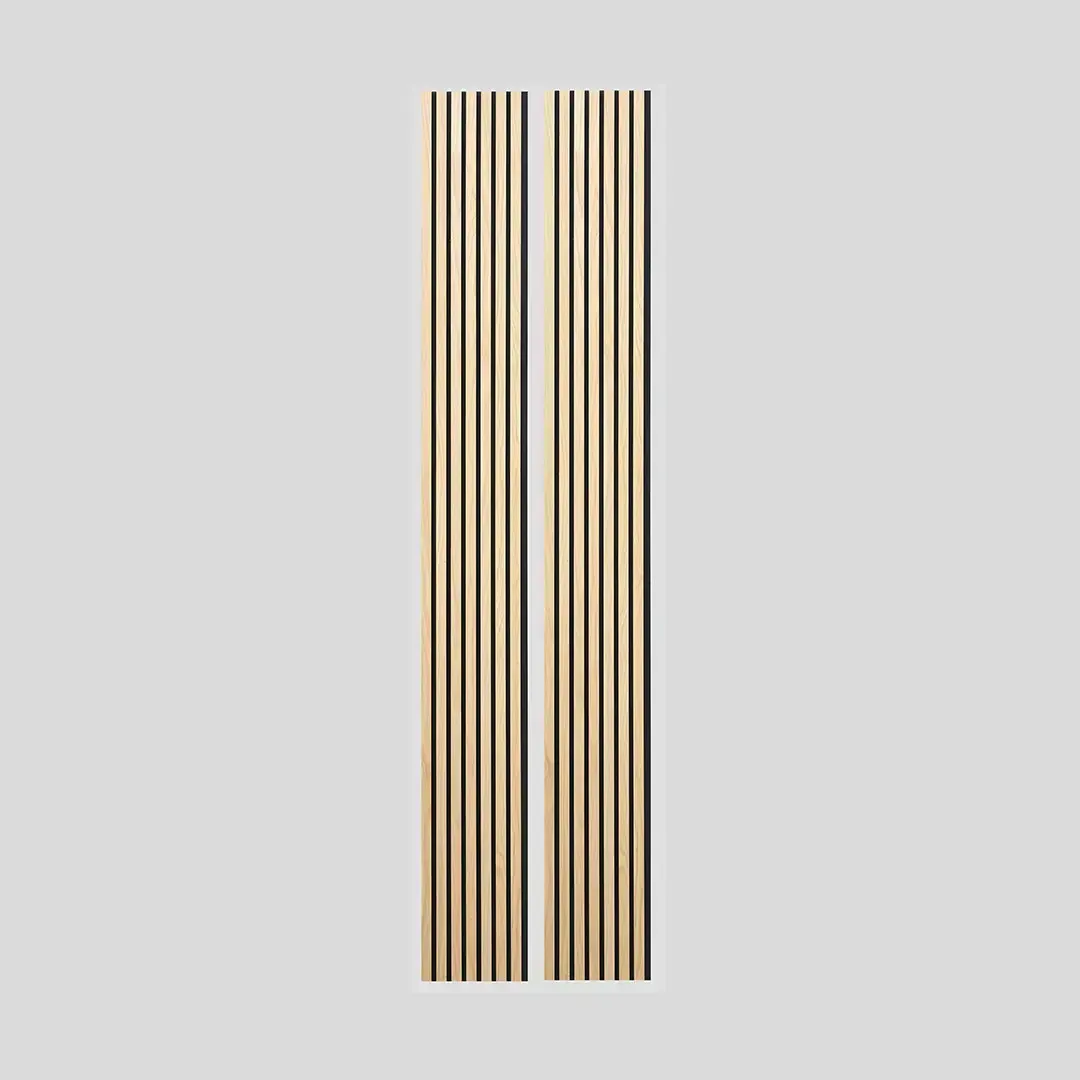 Acoustic Slat Wall Panel | Natural Oak | Premium 3-sided Wood Veneer - Image 7