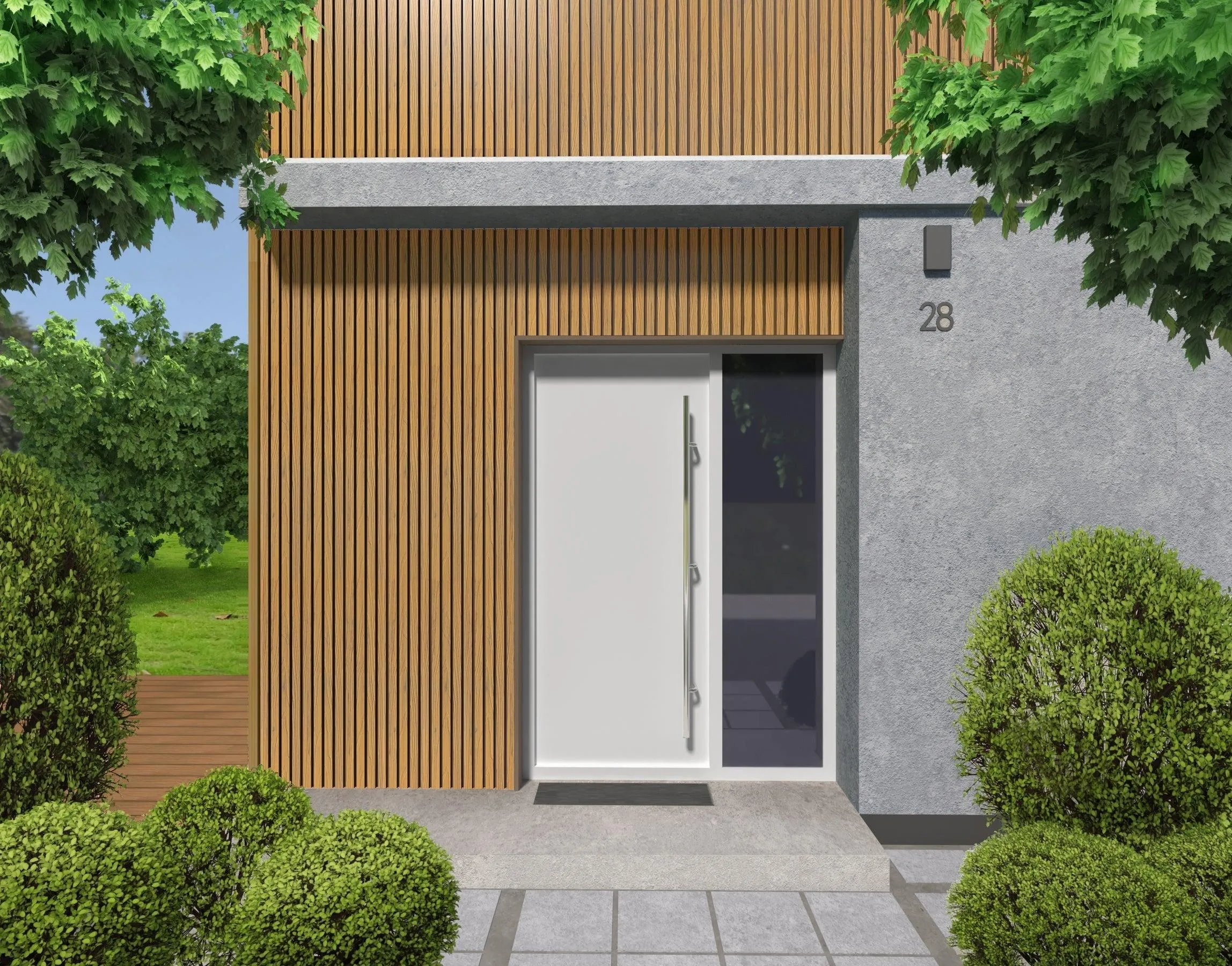 Exterior Wall Panel Birch 94.5" | Garden | 3D Wood Grain (2 Panels per Box) - Image 9