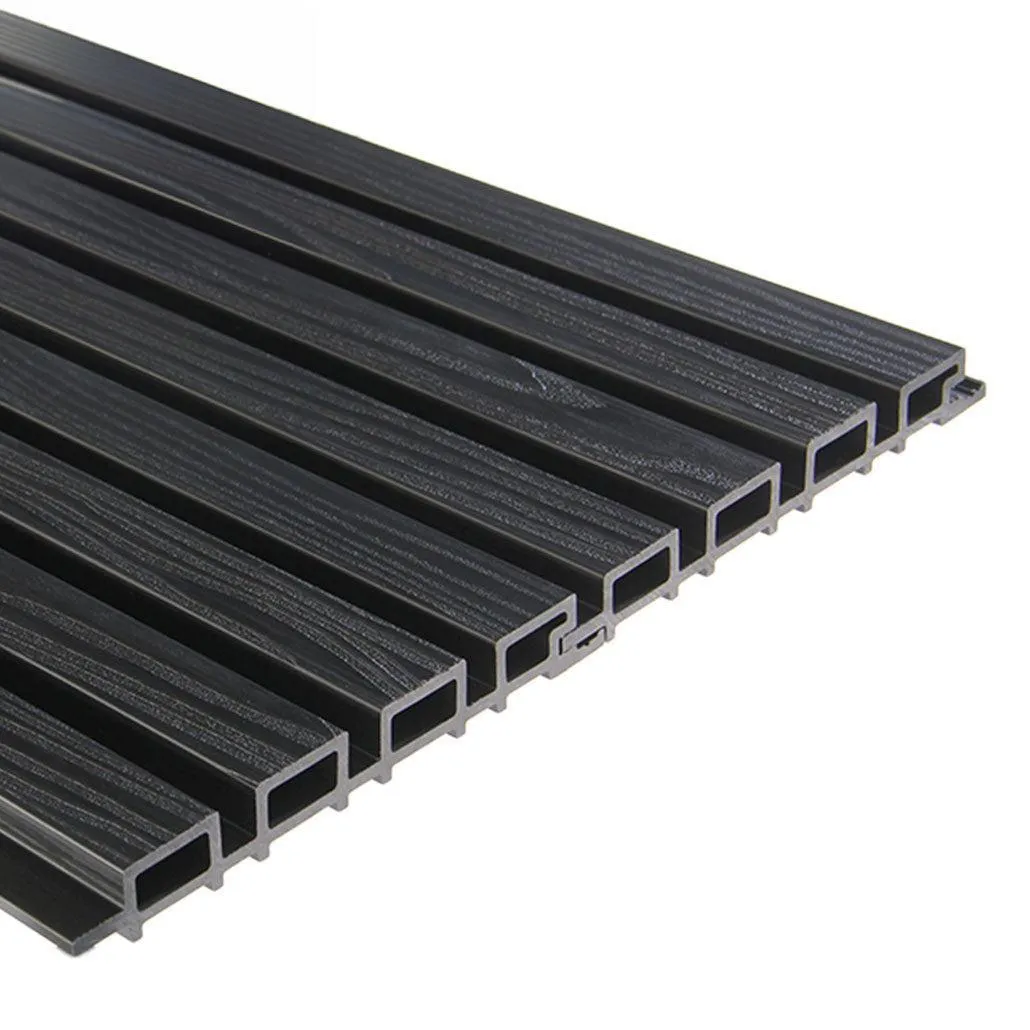 Exterior Wall Panel Black 94.5" | Garden | 3D Wood Grain (2 Panels per Box) - Image 4