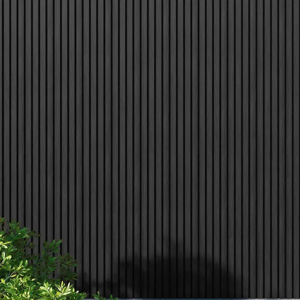 Exterior Wall Panel Black 94.5" | Garden | 3D Wood Grain (2 Panels per Box) - Image 6