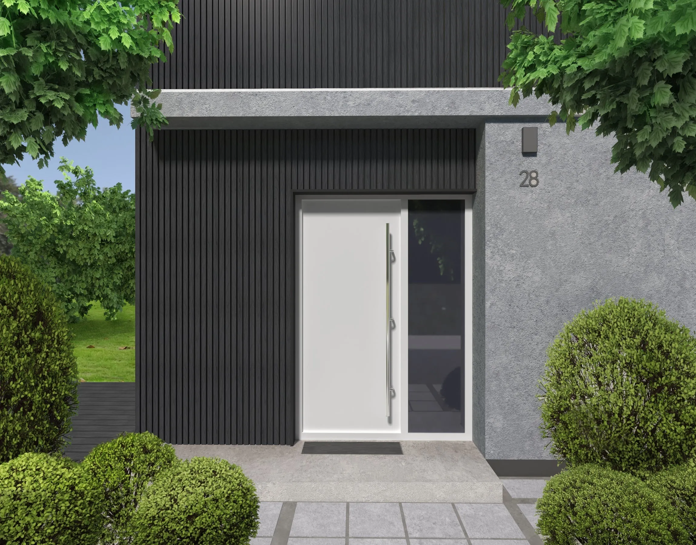 Exterior Wall Panel Black 94.5" | Garden | 3D Wood Grain (2 Panels per Box) - Image 8