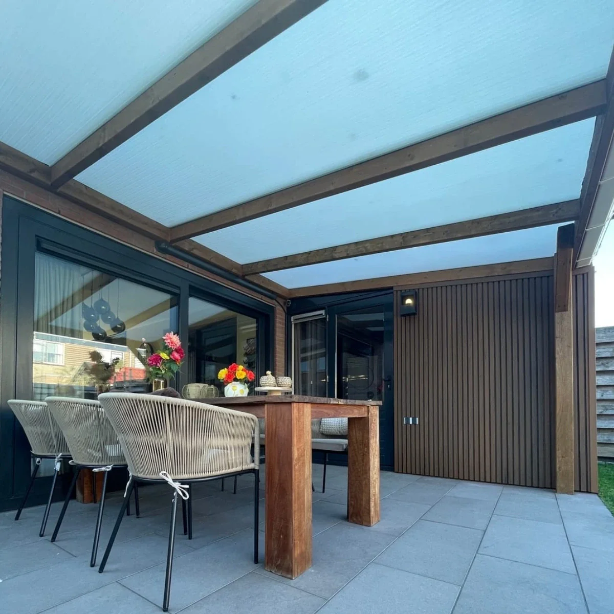 Exterior Wall Panel Oak 94.5" | Garden | 3D Wood Grain (2 Panels per Box) - Image 5