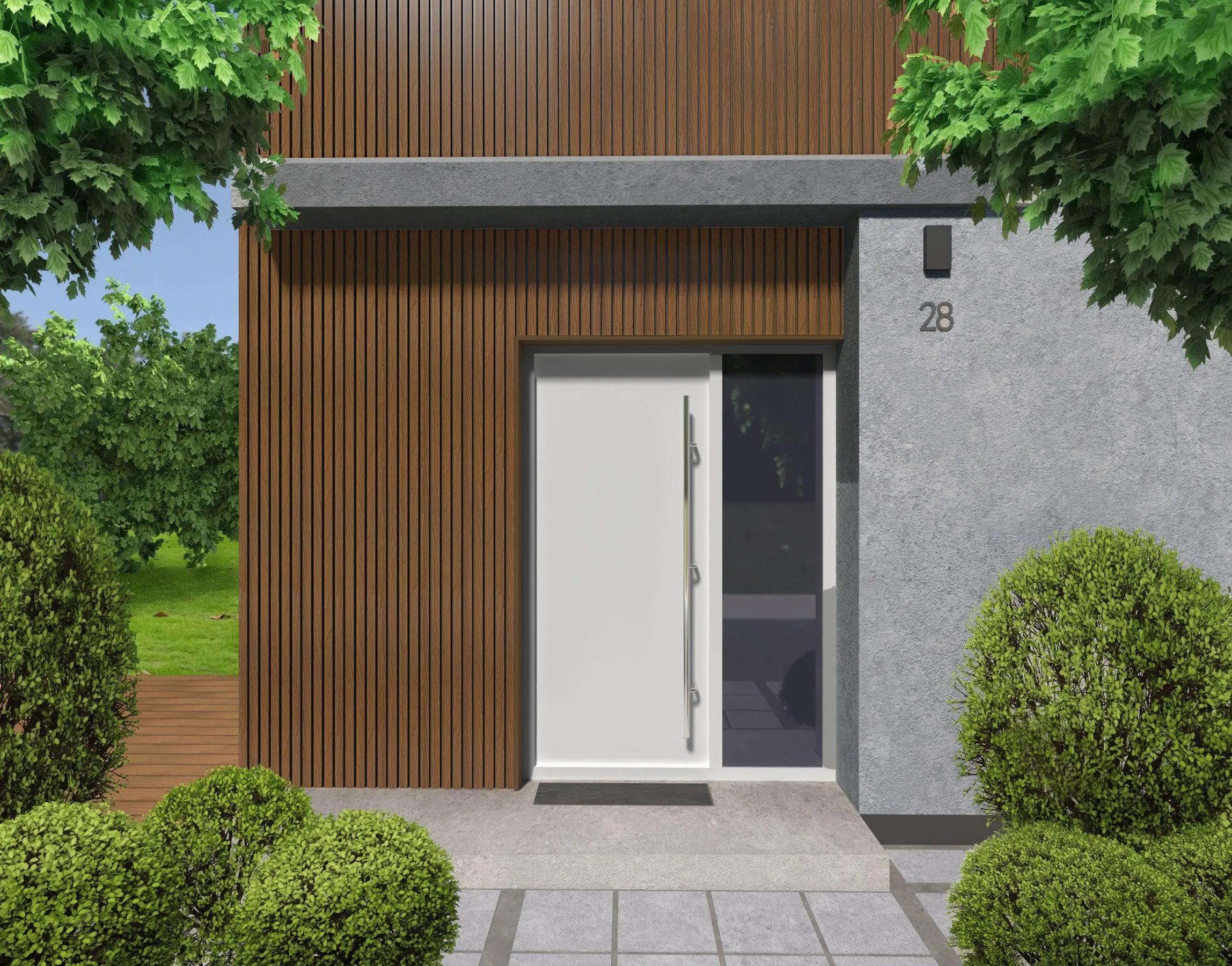 Exterior Wall Panel Oak 94.5" | Garden | 3D Wood Grain (2 Panels per Box) - Image 8
