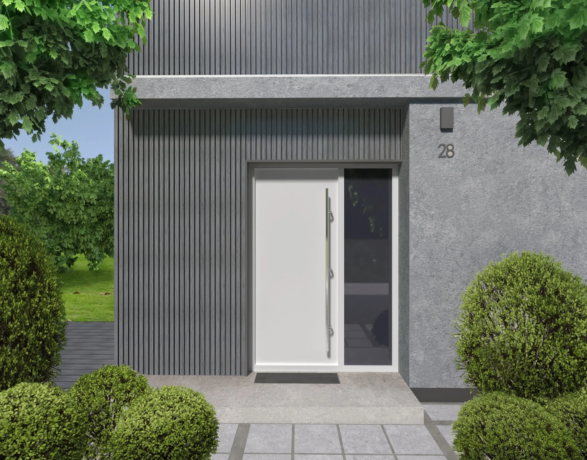 Exterior Wall Panel Stone Gray 94.5" | Garden | 3D Wood Grain (2 Panels per Box) - Image 8