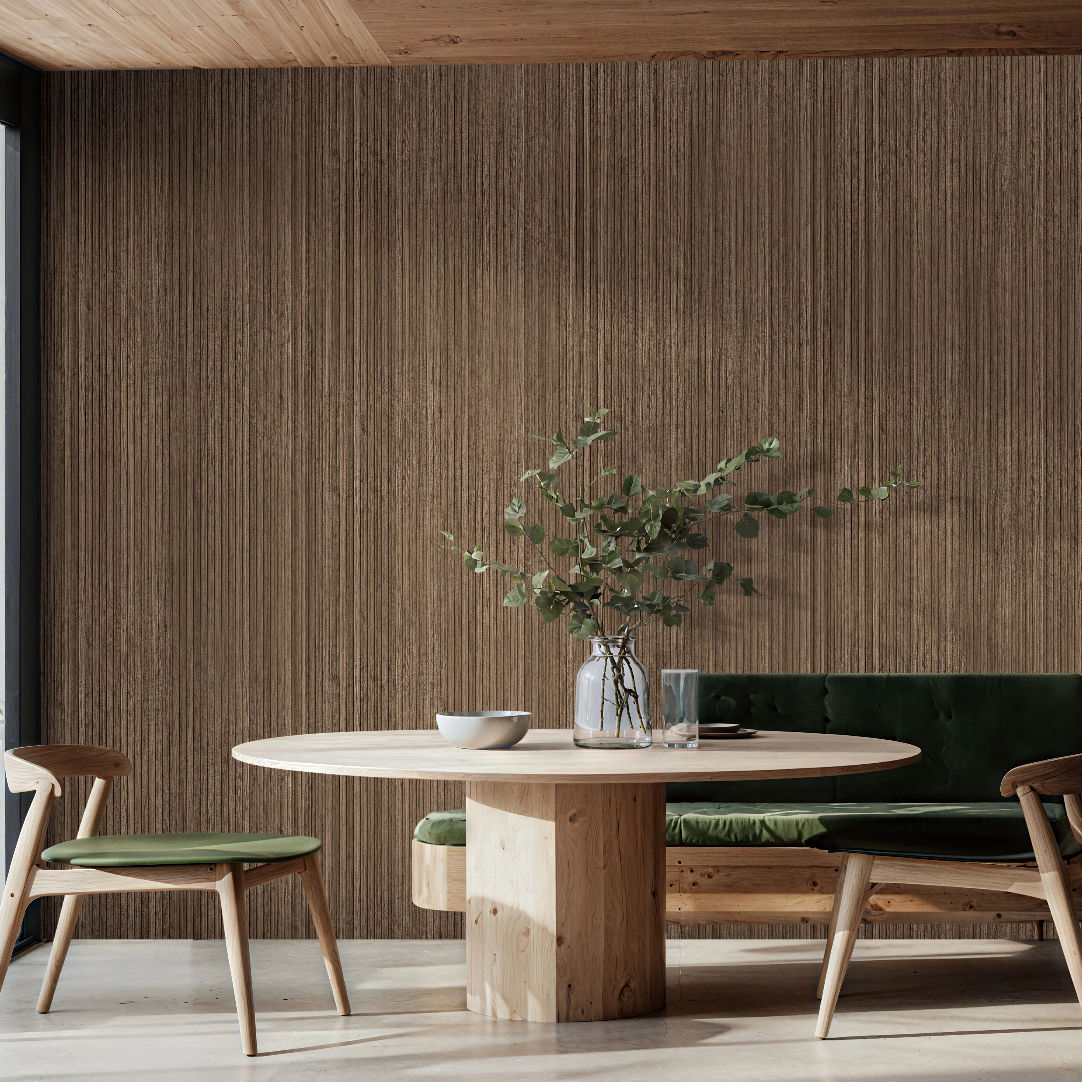 Fluted Wall Panel | Walnut | Modern Flexible Design - Image 4
