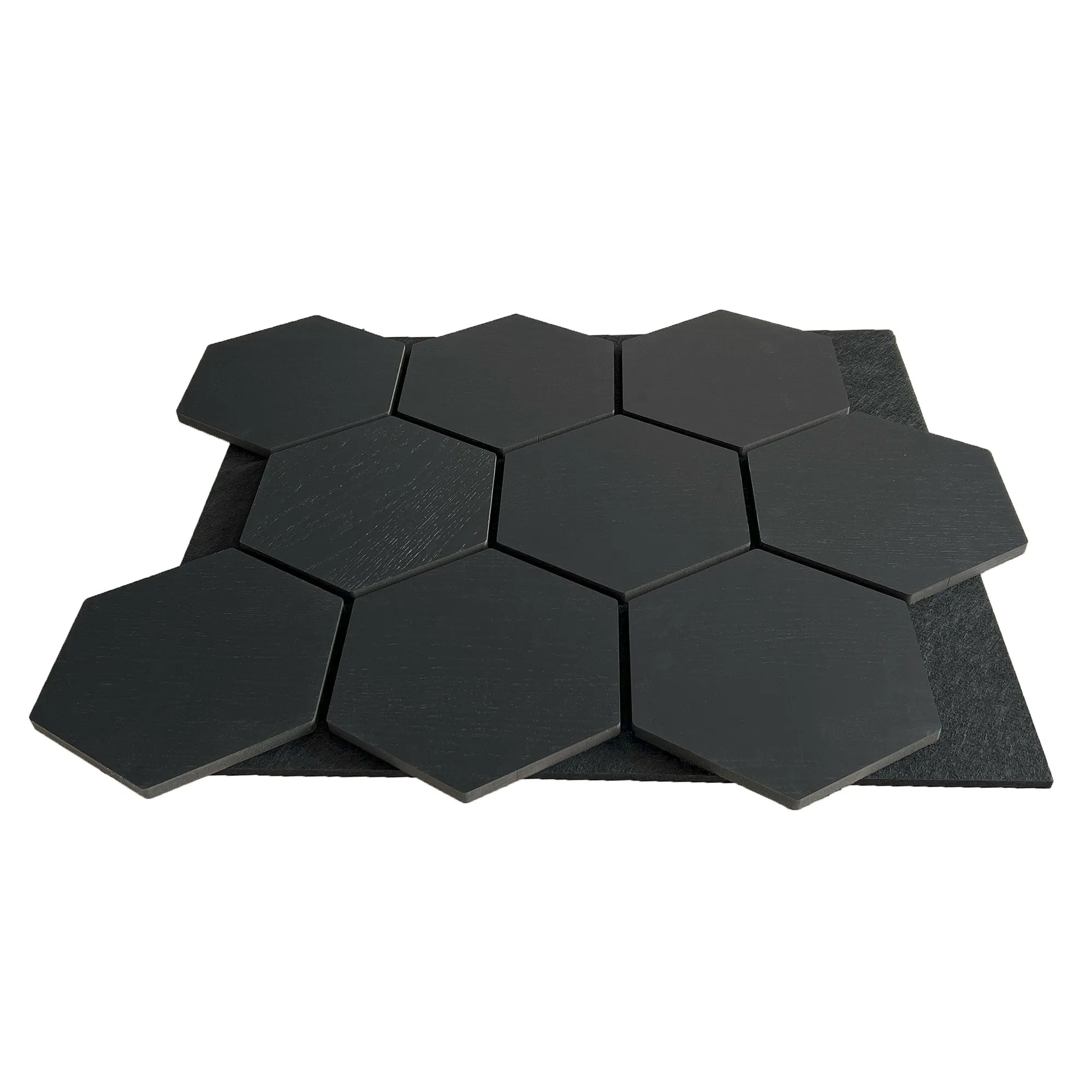 Hexagon Acoustic Panel | Black 32 Inch (4 Panels per Box) | Wall Decor - Image 3