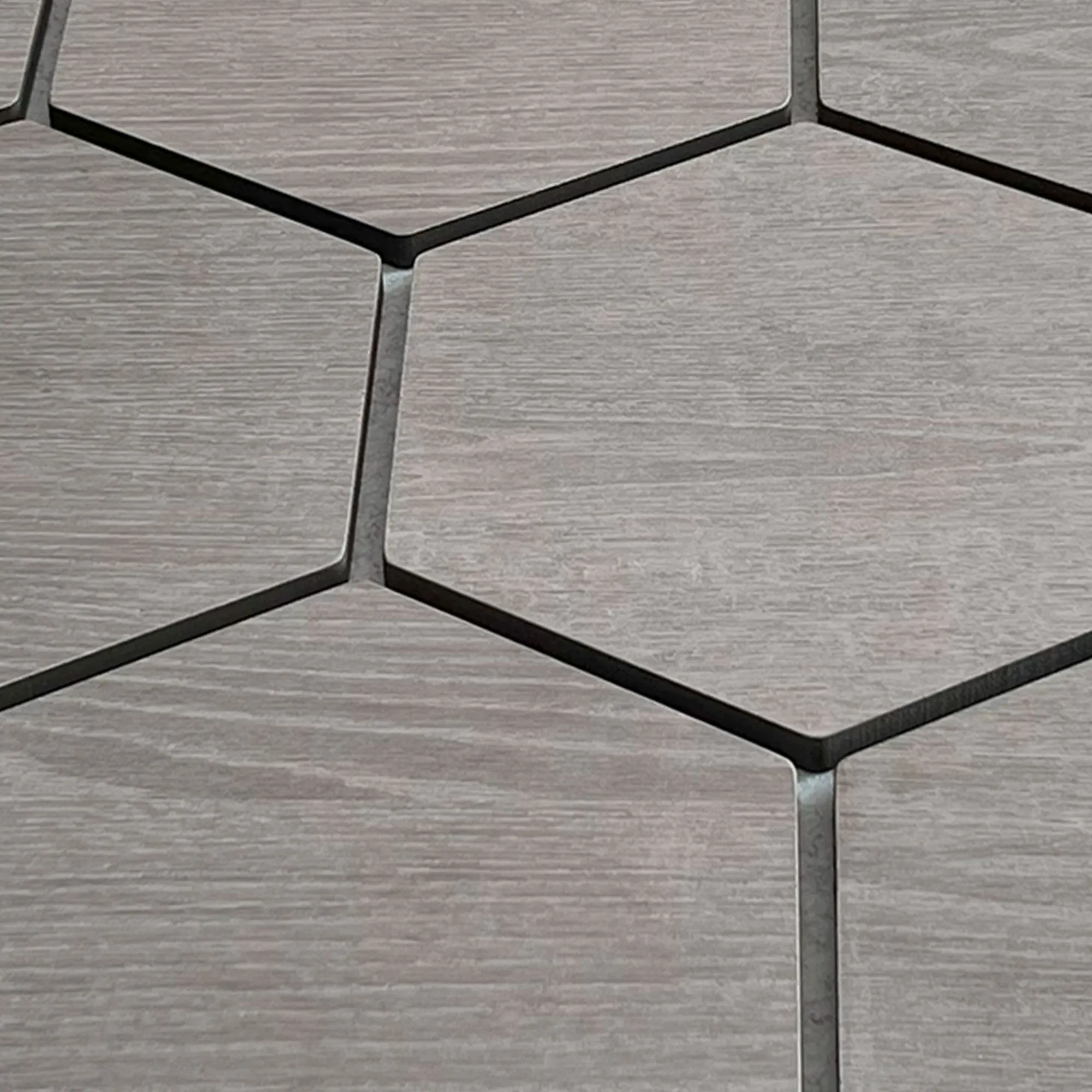 Hexagon Acoustic Panel | Gray Walnut with Gray Felt 32 Inch (4 Panels per Box) | Wall Decor - Image 4