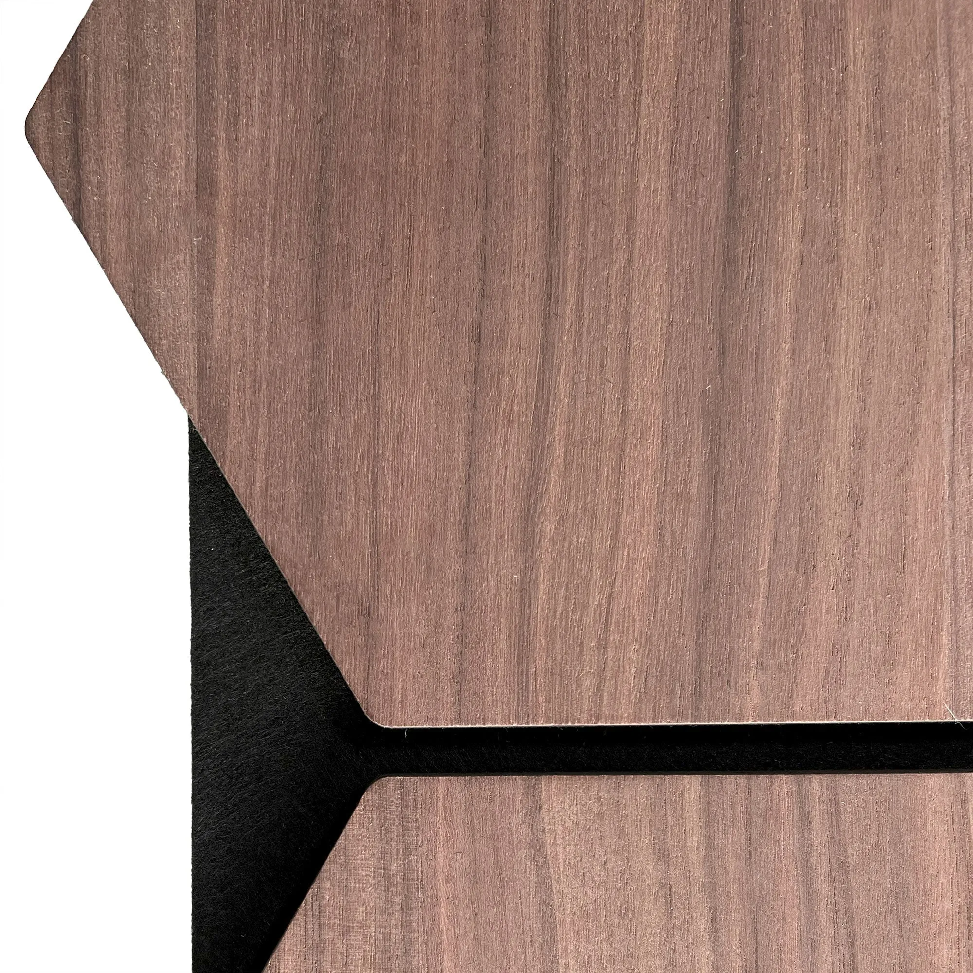 Hexagon Acoustic Panel | Walnut 32 Inch (4 Panels per Box) | Wall Decor - Image 5