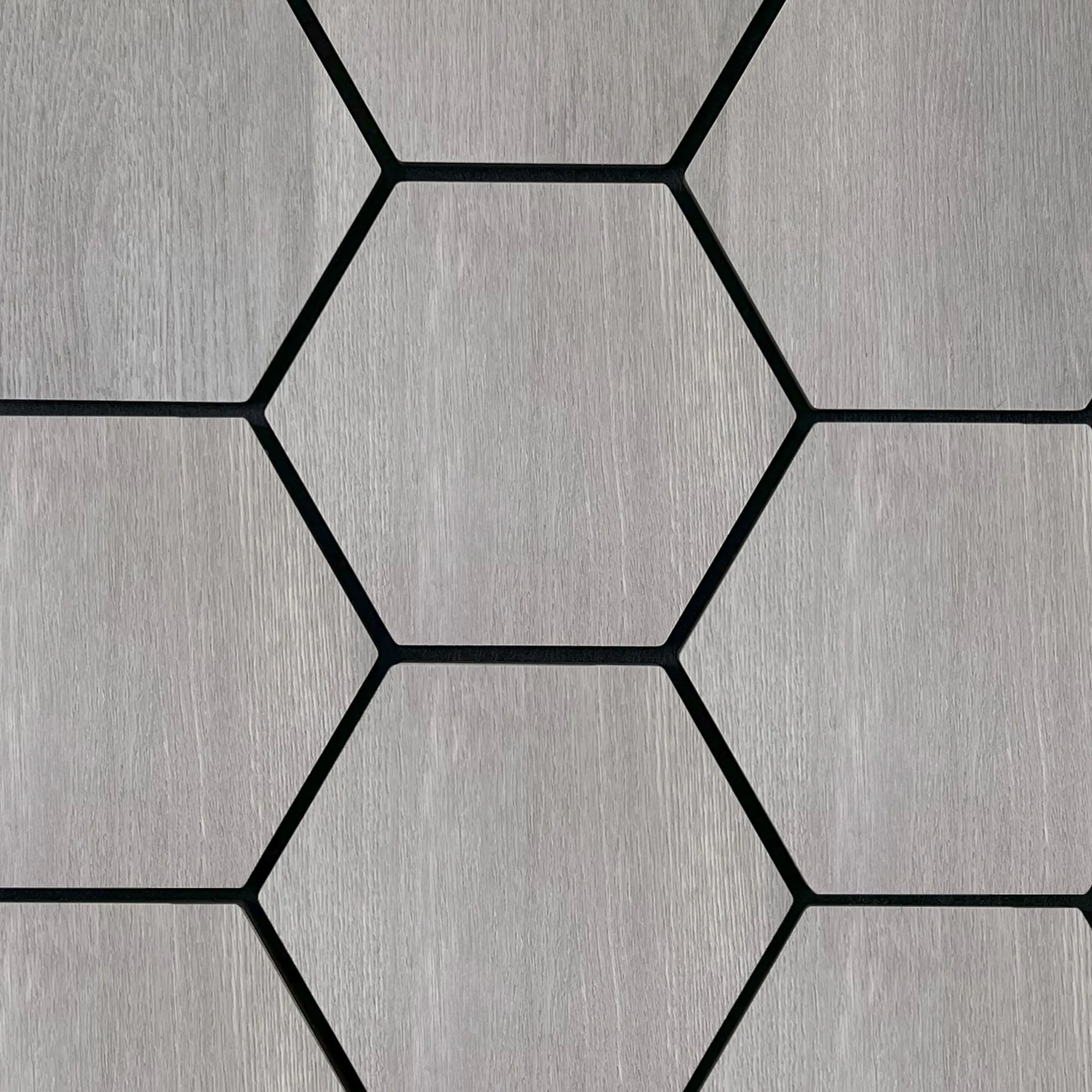 Sample - Hexagon Panel Gray Walnut