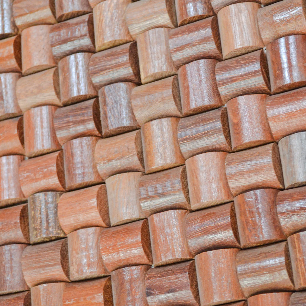 Wood Mosaic Panel | Arisauro Wood Tile | 12×12” - Image 5