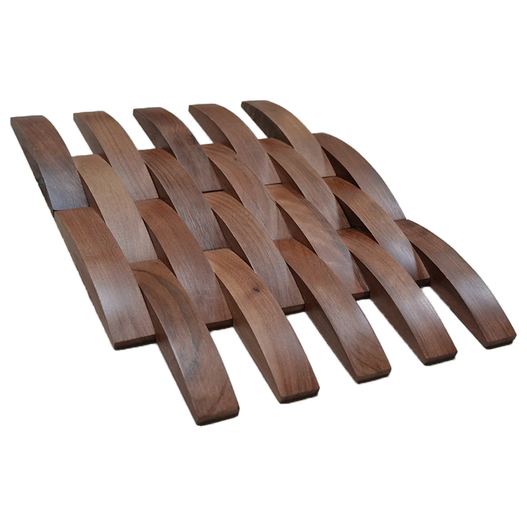 Wood Mosaic Panel | Deep Dusk Walnut Wood Tile | 12×12” - Image 5