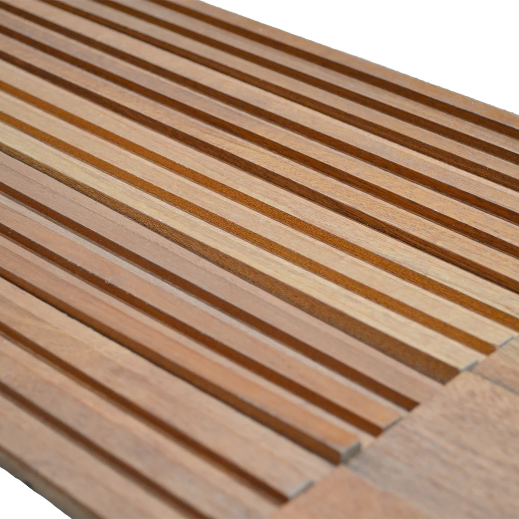 Wood Mosaic Panel | Silk Rosewood Wood Tile | 12"×24” - Image 3