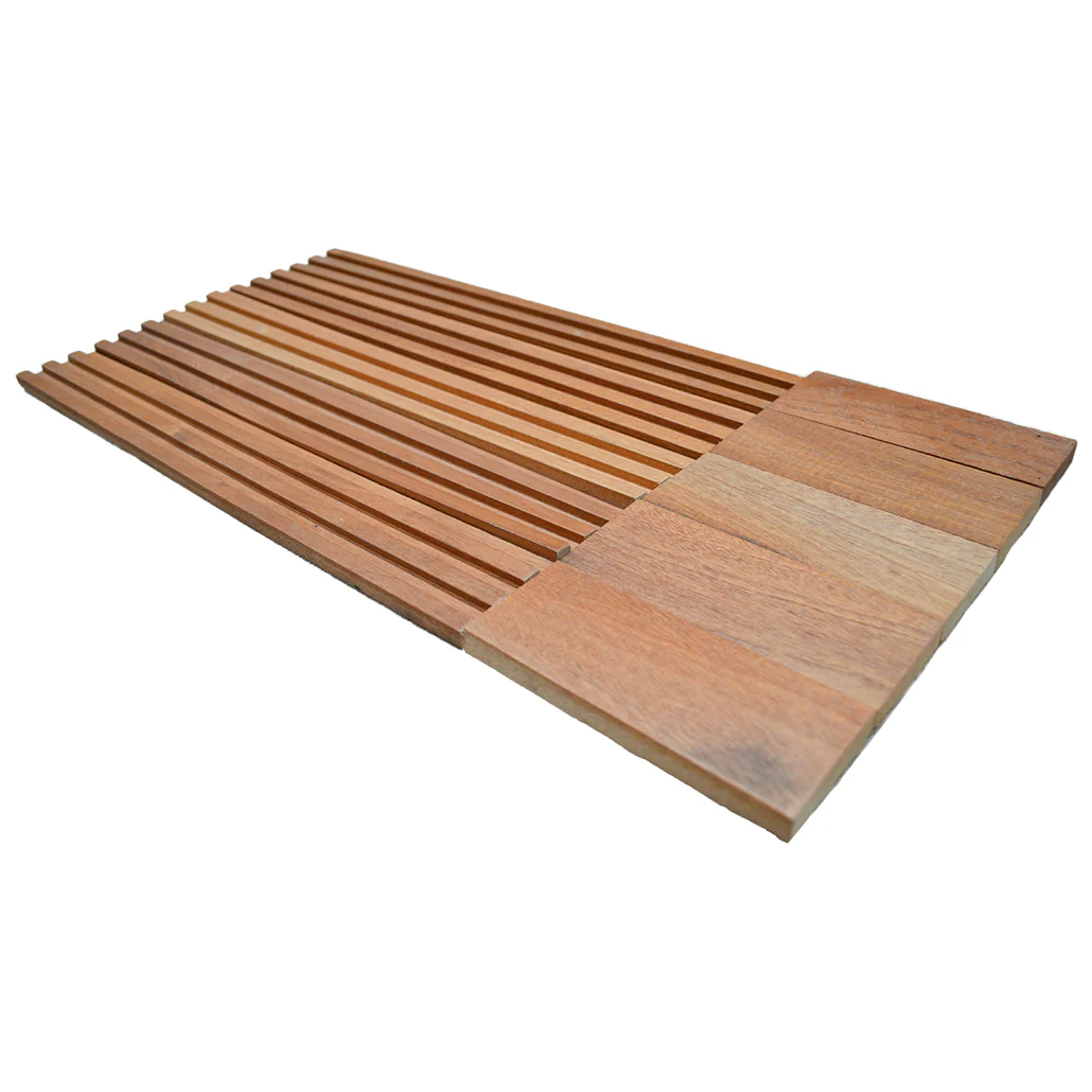 Wood Mosaic Panel | Silk Rosewood Wood Tile | 12"×24” - Image 4