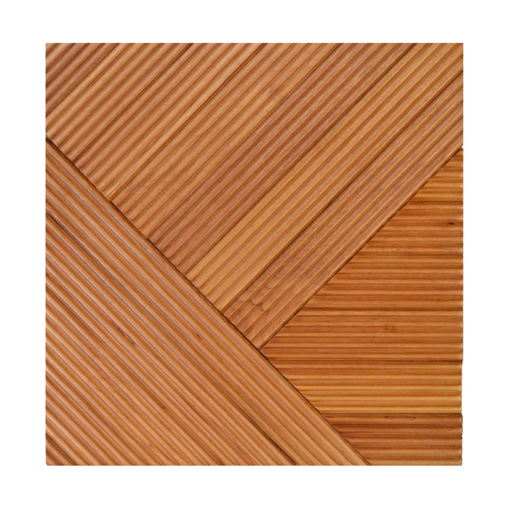 Wood Mosaic Panel | Xilan Wood Tile | 15.75"×15.75” - Image 2