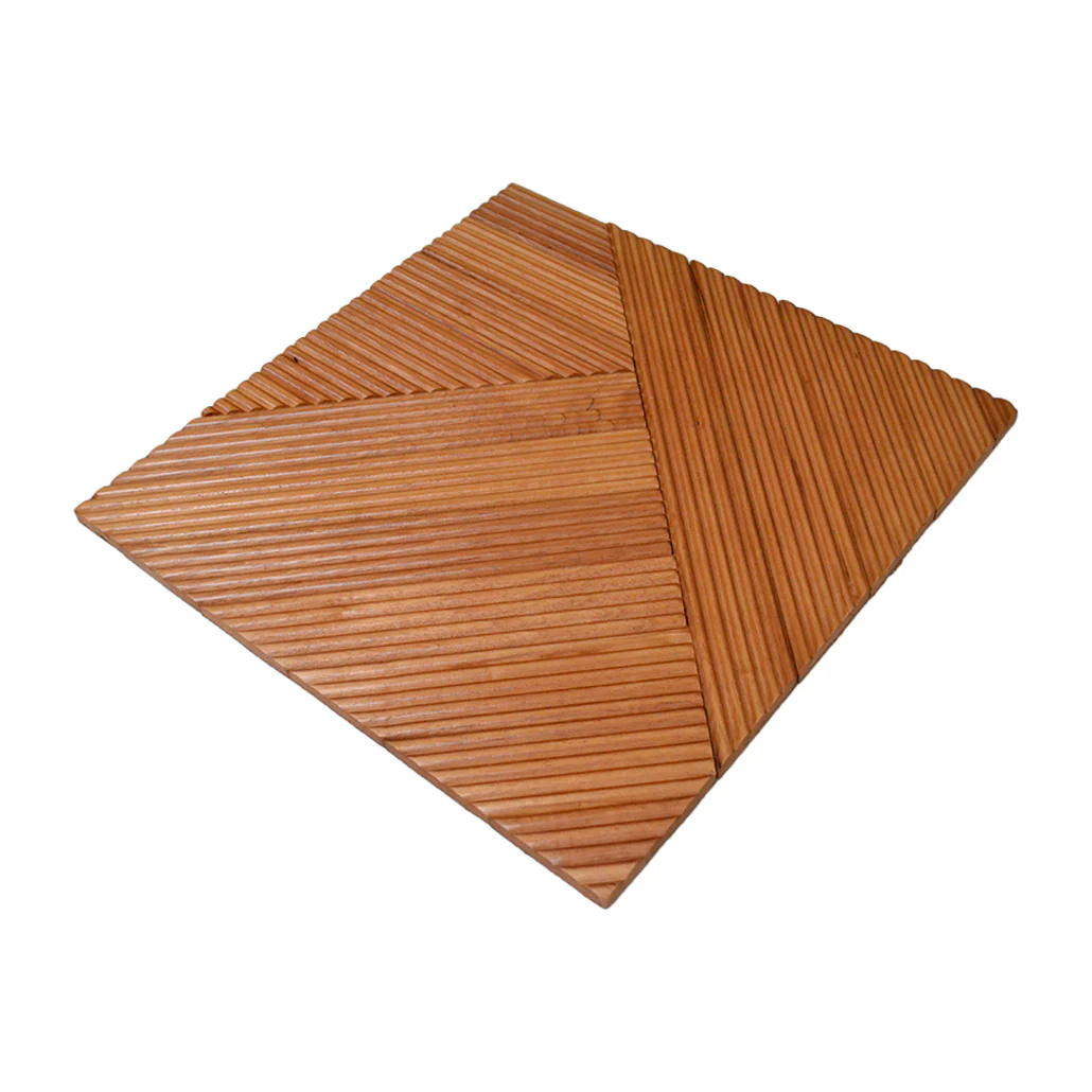 Wood Mosaic Panel | Xilan Wood Tile | 15.75"×15.75” - Image 3