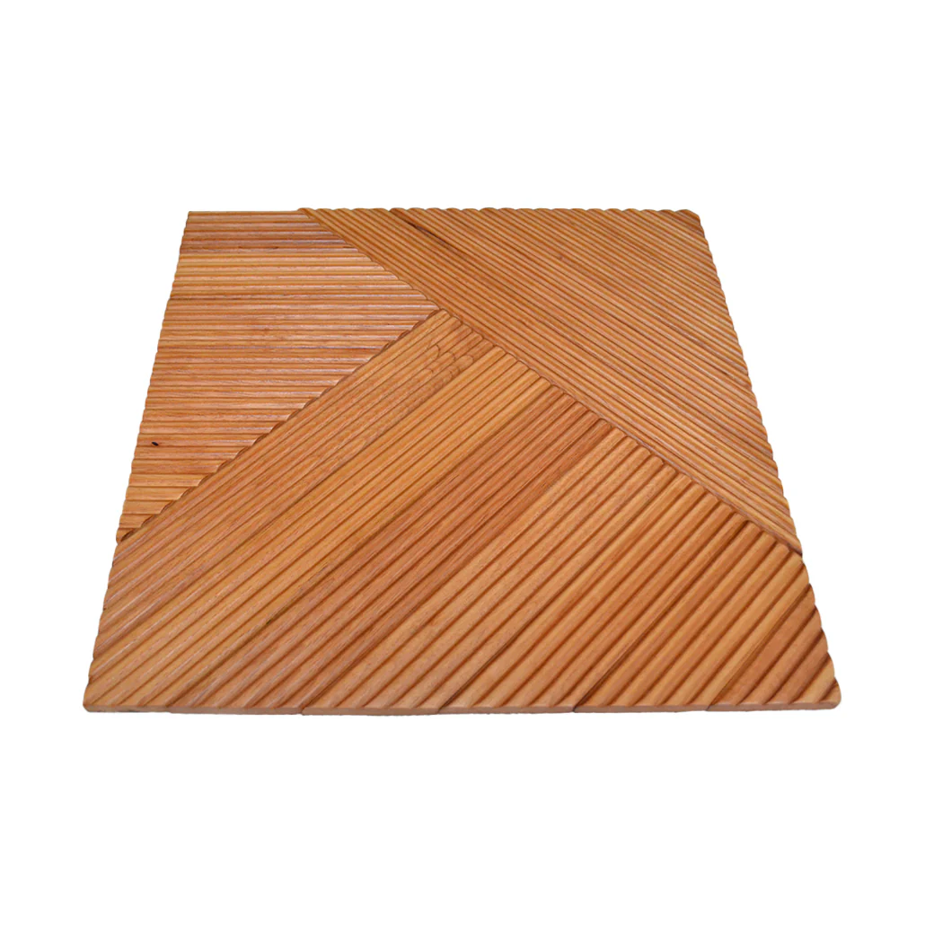 Wood Mosaic Panel | Xilan Wood Tile | 15.75"×15.75” - Image 4