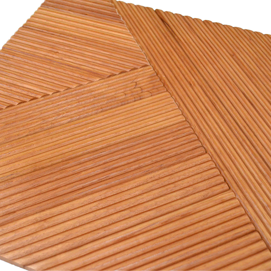 Wood Mosaic Panel | Xilan Wood Tile | 15.75"×15.75” - Image 5