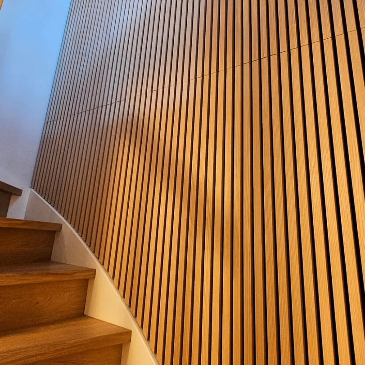 Acoustic Slat Wall Panel | Rustic Oak | Premium 3-sided Wood Veneer - Image 4